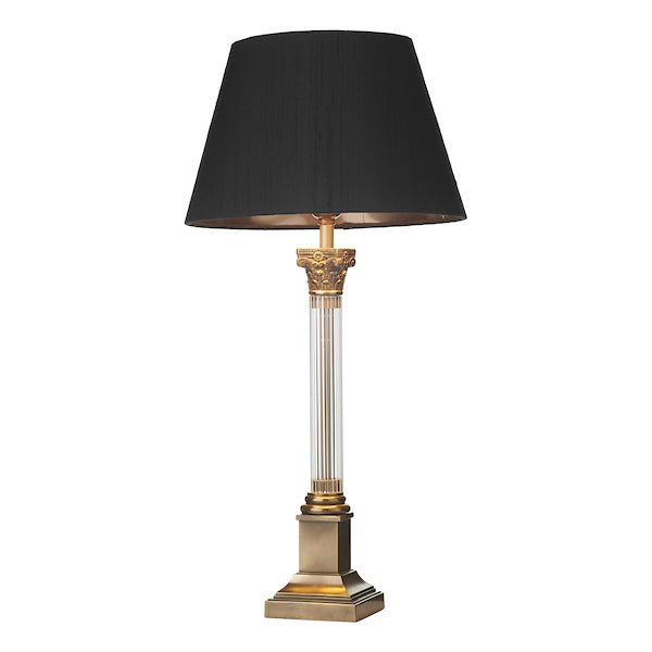 David Hunt Imperial Small Table Lamp Base Bronze & Glass – from Amos Lighting + Home