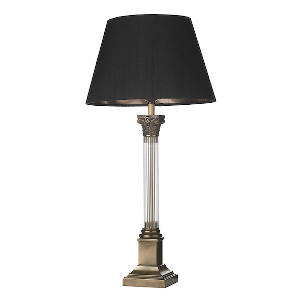 David Hunt Imperial Small Table Lamp Base Bronze & Glass – from Amos Lighting + Home