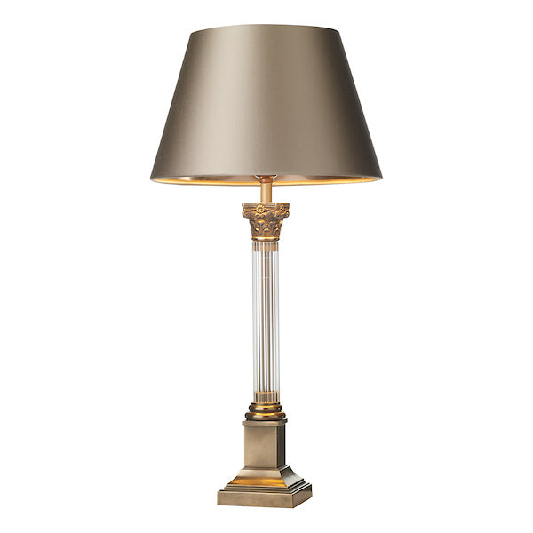 David Hunt Imperial Small Table Lamp Base Bronze & Glass – from Amos Lighting + Home