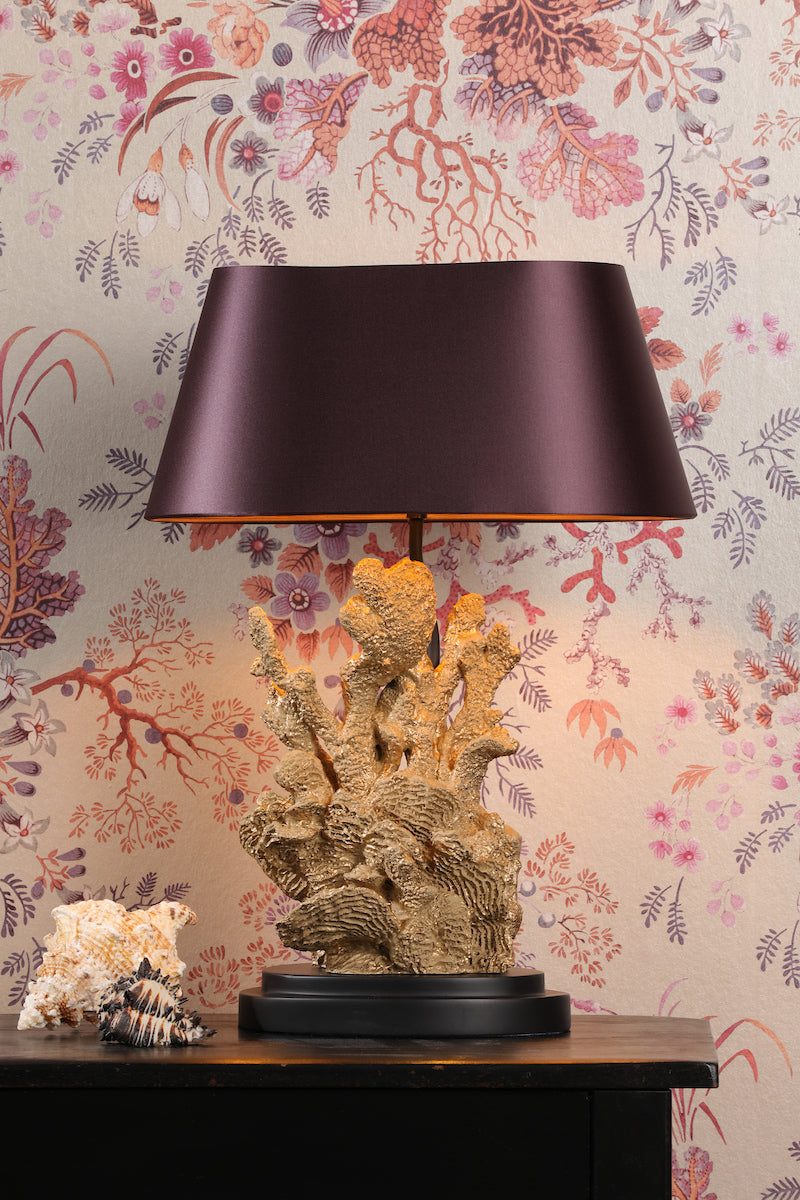 David Hunt Korallion Table Lamp Black / Gold Base – from Amos Lighting + Home