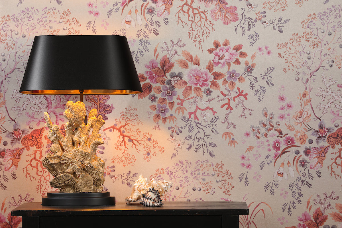 David Hunt Korallion Table Lamp Black / Gold Base – from Amos Lighting + Home