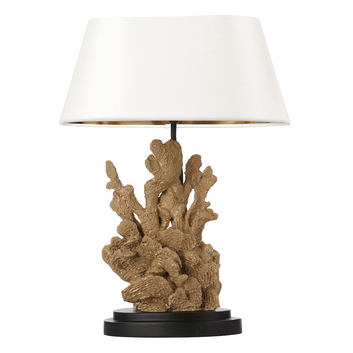 David Hunt Korallion Table Lamp Black / Gold Base – from Amos Lighting + Home