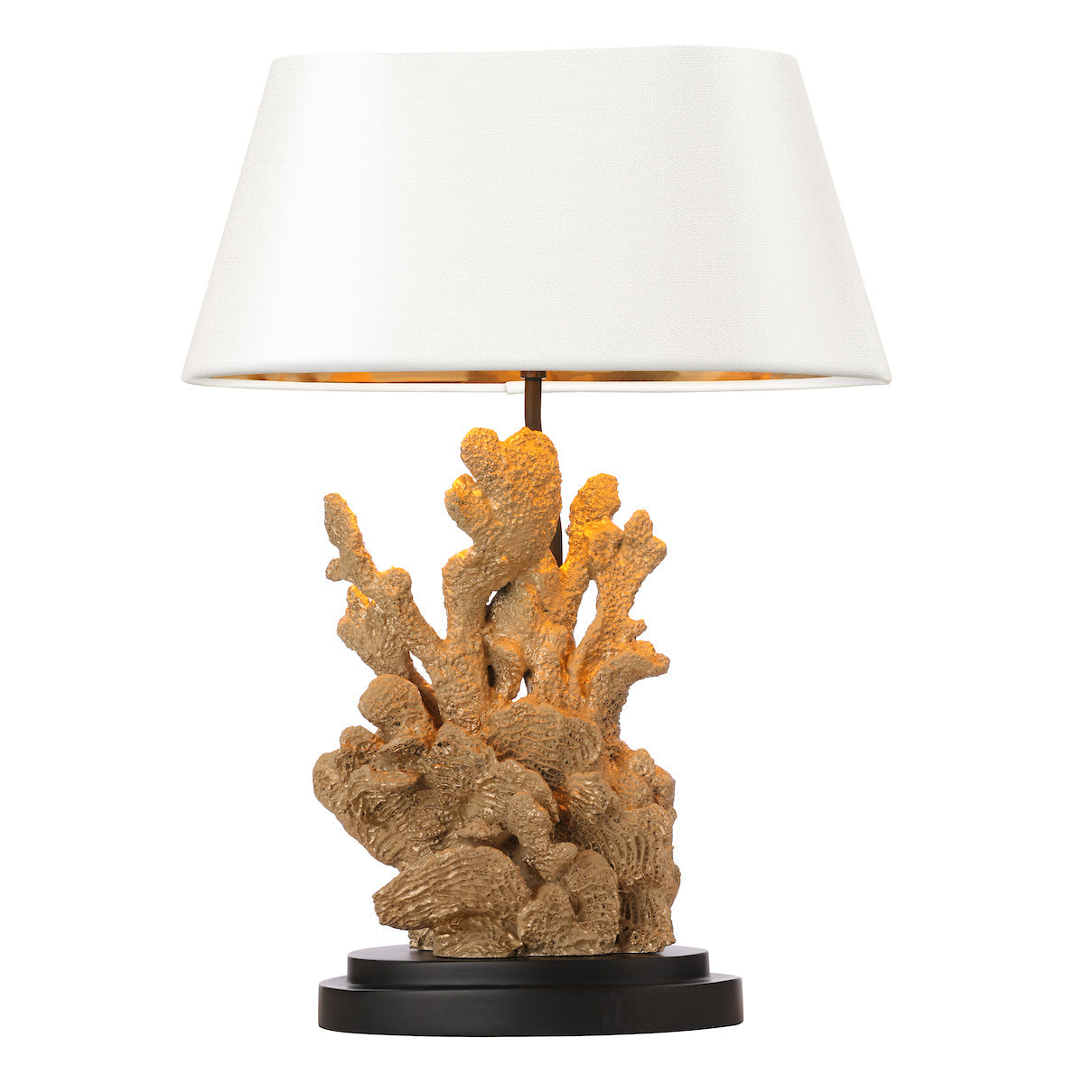 David Hunt Korallion Table Lamp Black / Gold Base – from Amos Lighting + Home