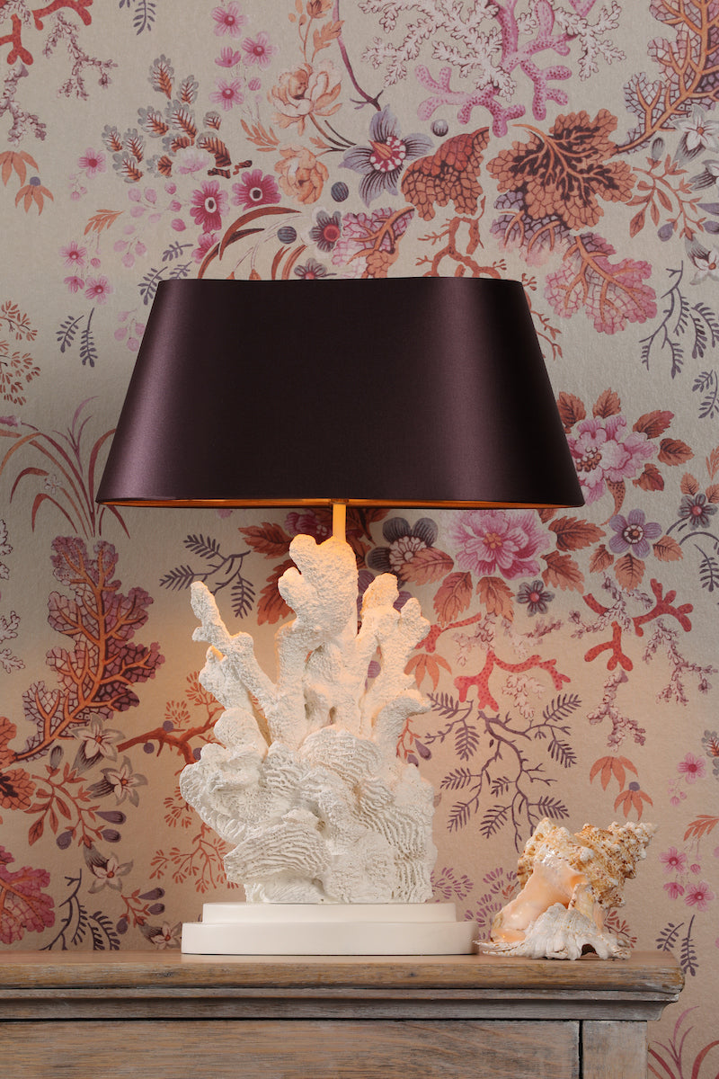 David Hunt Korallion Table Lamp White Base – from Amos Lighting + Home