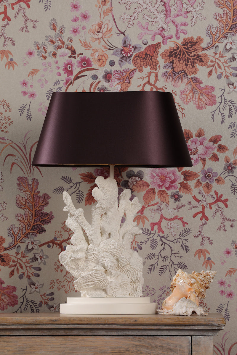 David Hunt Korallion Table Lamp White Base – from Amos Lighting + Home