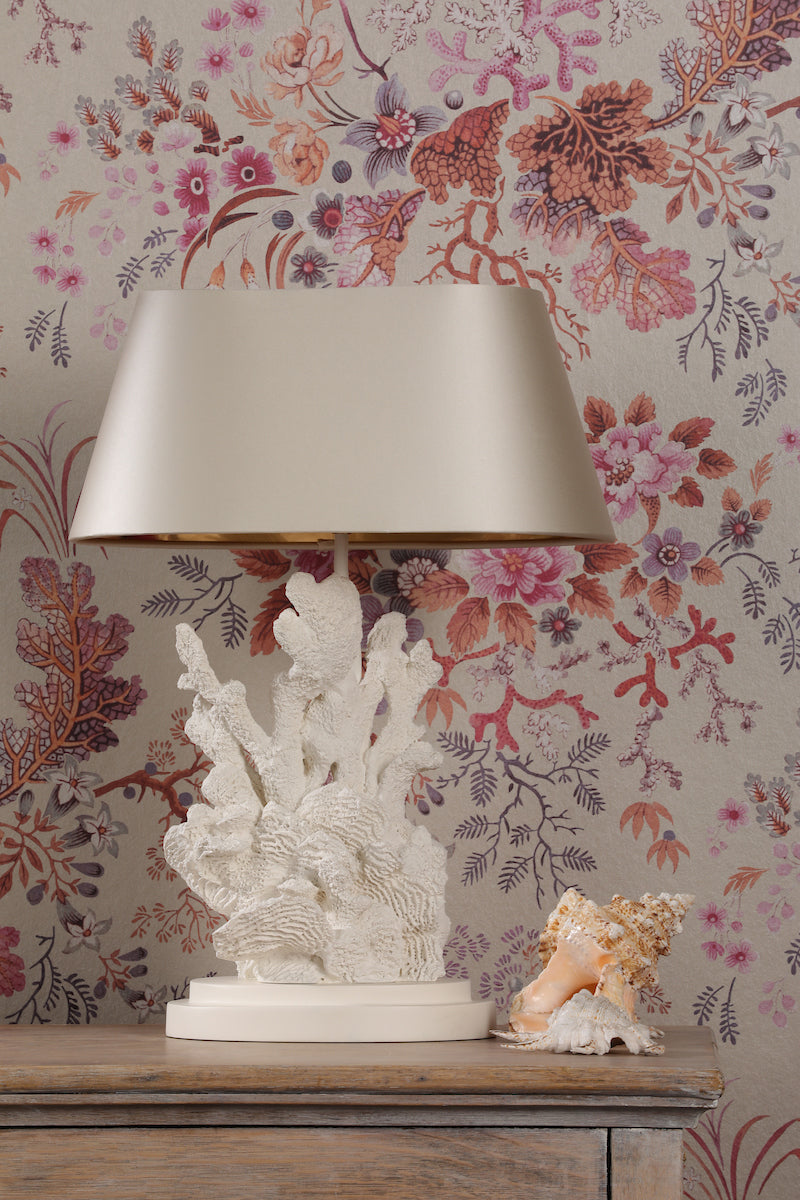 David Hunt Korallion Table Lamp White Base – from Amos Lighting + Home