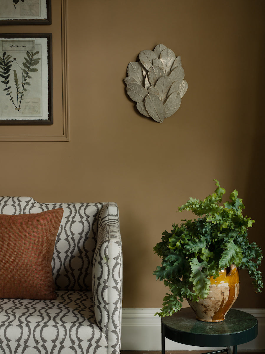 David Hunt Laurel Wall Light in Cream and Gold – from Amos Lighting + Home