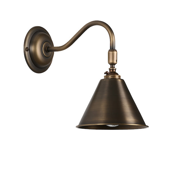 David Hunt London Adjustable Wall Light Antique Brass – from Amos Lighting + Home