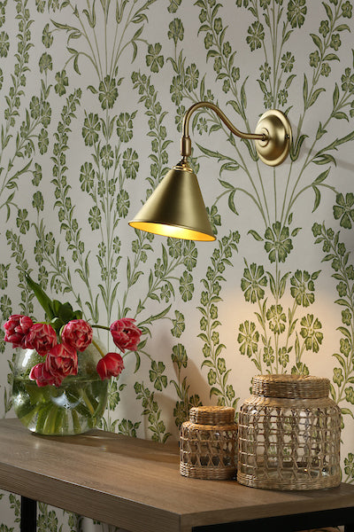 David Hunt London Adjustable Wall Light Butter Brass – from Amos Lighting + Home