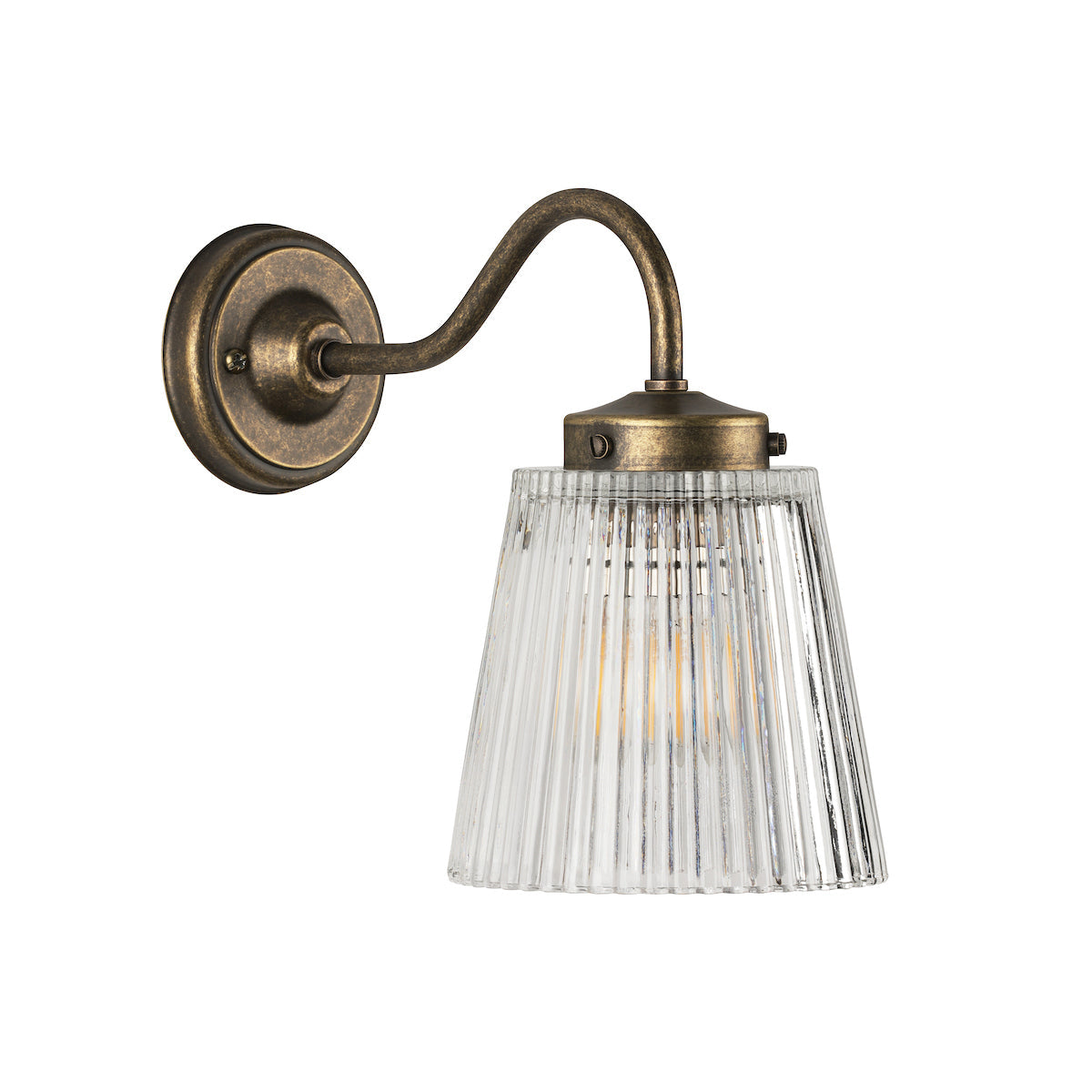 David Hunt Odell Wall Light Antique Brass – from Amos Lighting + Home