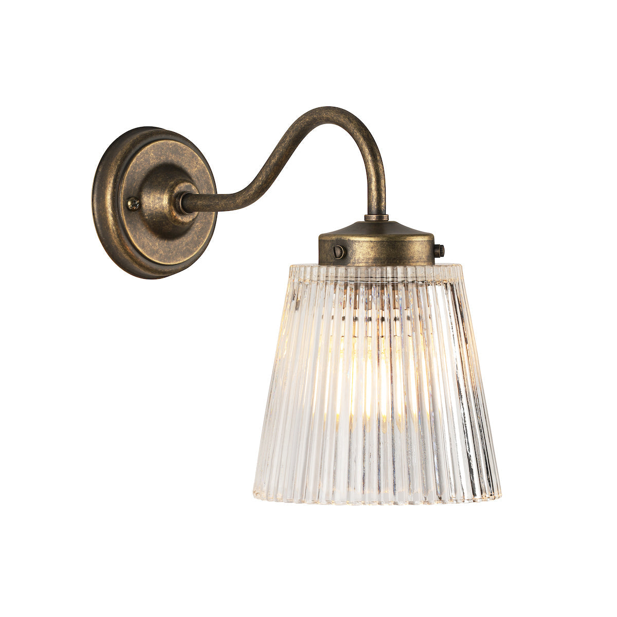 David Hunt Odell Wall Light Antique Brass – from Amos Lighting + Home