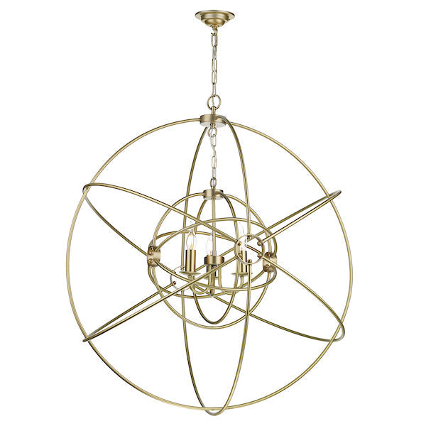 David Hunt Orb 3lt Chandelier Butter Brass – from Amos Lighting + Home