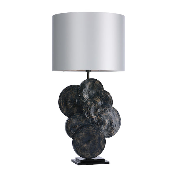 David Hunt Planet Blue & Gold Table Lamp Base – from Amos Lighting + Home