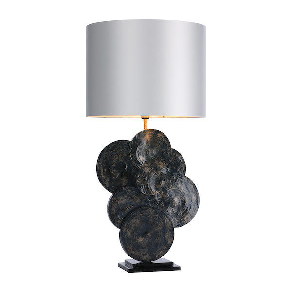David Hunt Planet Blue & Gold Table Lamp Base – from Amos Lighting + Home