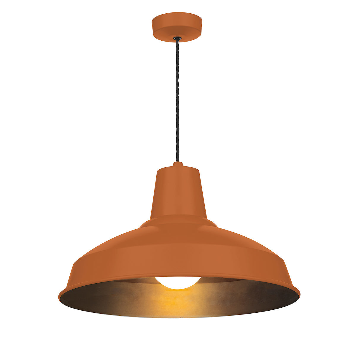 David Hunt Reclamation Pendant Marmalade & Antique Brass – from Amos Lighting + Home