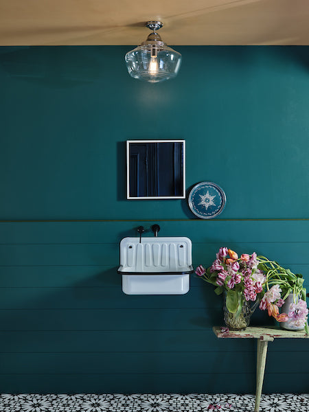 David Hunt Rydal Bathroom Ceiling Light Clear Glass IP44 – from Amos Lighting + Home