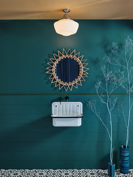 David Hunt Rydal Bathroom Ceiling Light Opal Glass IP44 – from Amos Lighting + Home