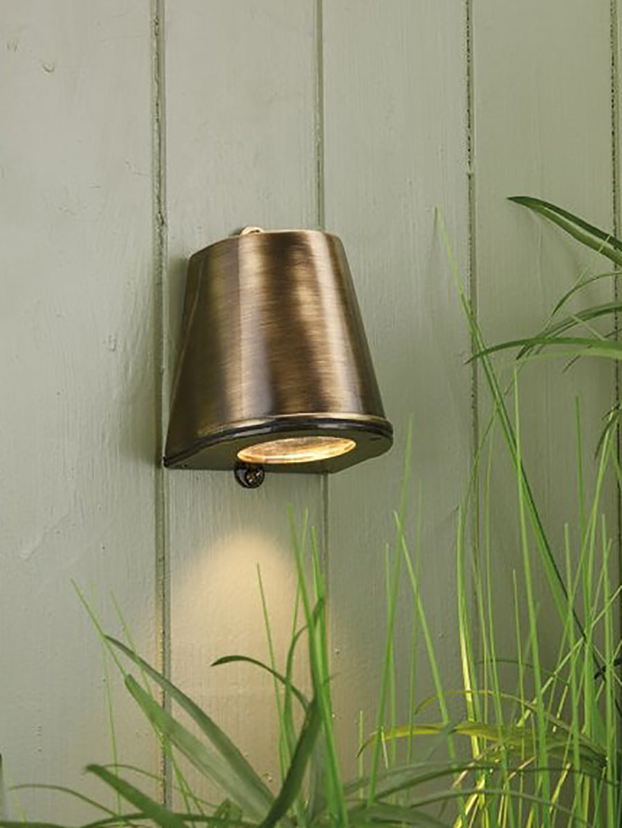 David Hunt Strait Outdoor Wall Light, Oxidised IP44 – from Amos Lighting + Home