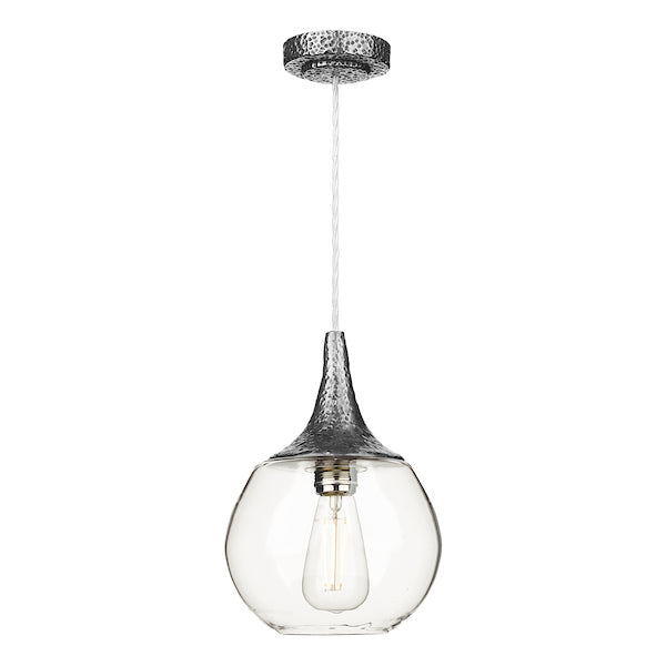 David Hunt Teardrop Pewter Pendant – from Amos Lighting + Home