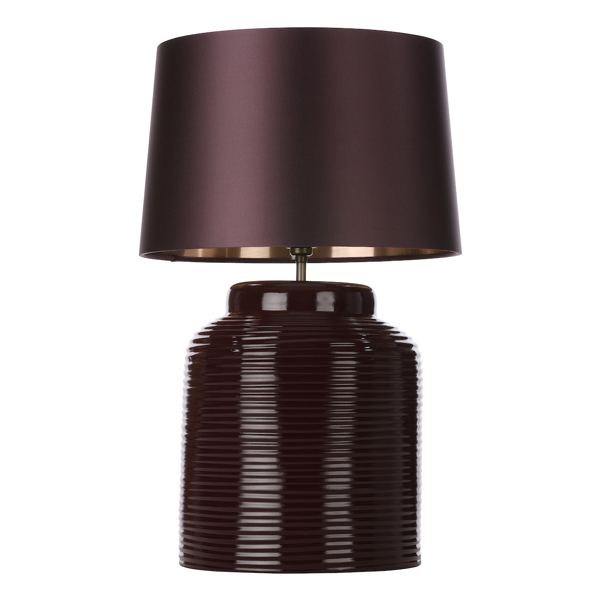 David Hunt Tidal Table Lamp Base Aubergine – from Amos Lighting + Home