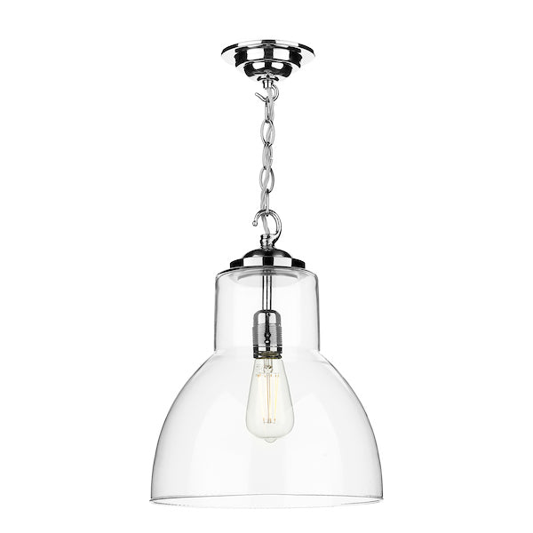 David Hunt Upton Polished Chrome Pendant Large – from Amos Lighting + Home