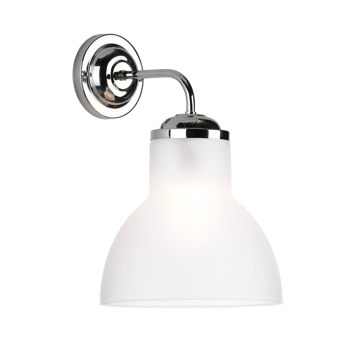 David Hunt Upton Wall Light Chrome / Opal – from Amos Lighting + Home