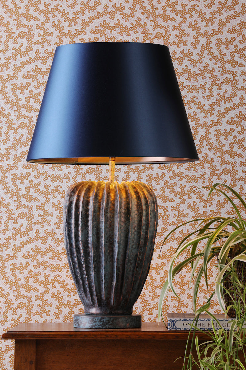 David Hunt Wisley Table Lamp Base Verdigris – from Amos Lighting + Home