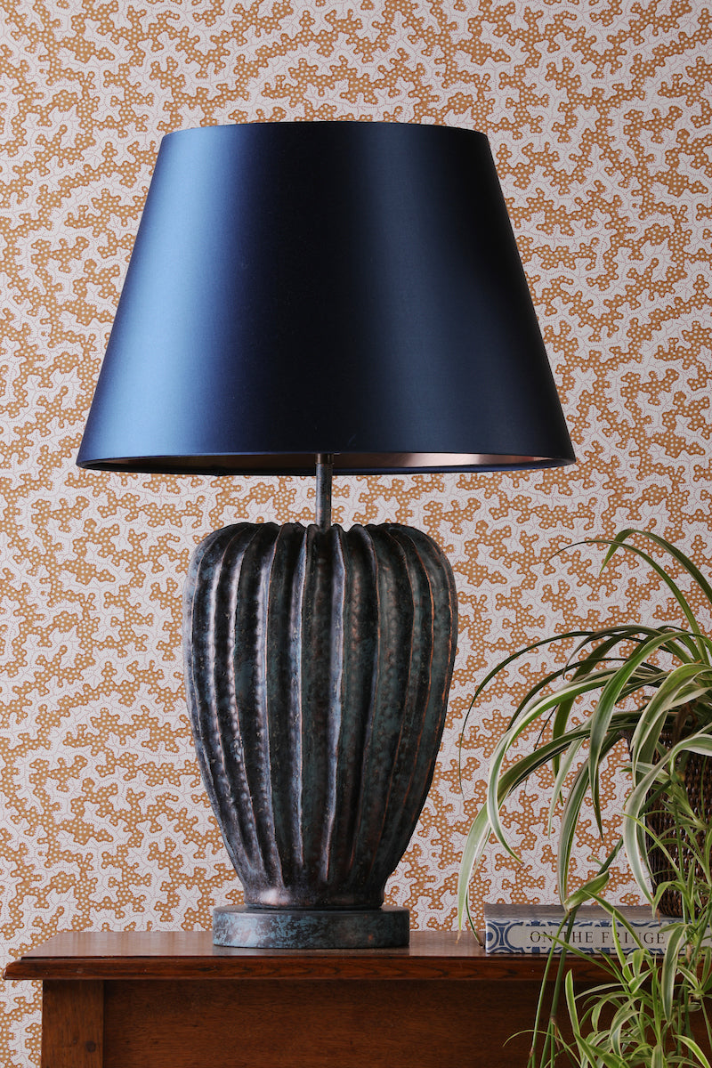 David Hunt Wisley Table Lamp Base Verdigris – from Amos Lighting + Home