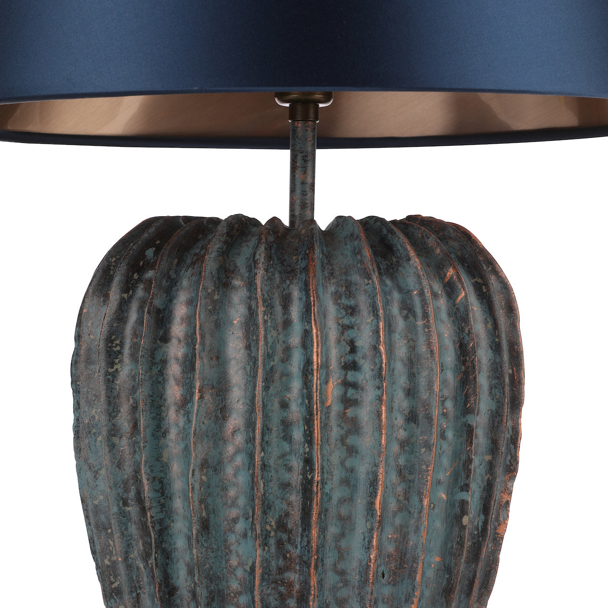David Hunt Wisley Table Lamp Base Verdigris – from Amos Lighting + Home