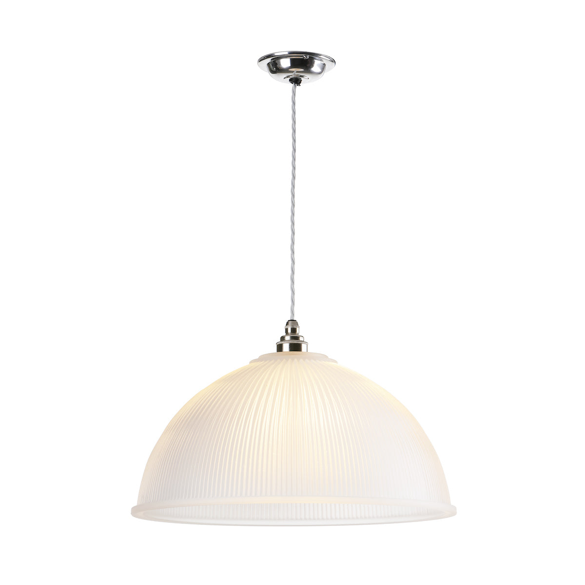 David Hunt Yeats Large Pendant Chrome – from Amos Lighting + Home