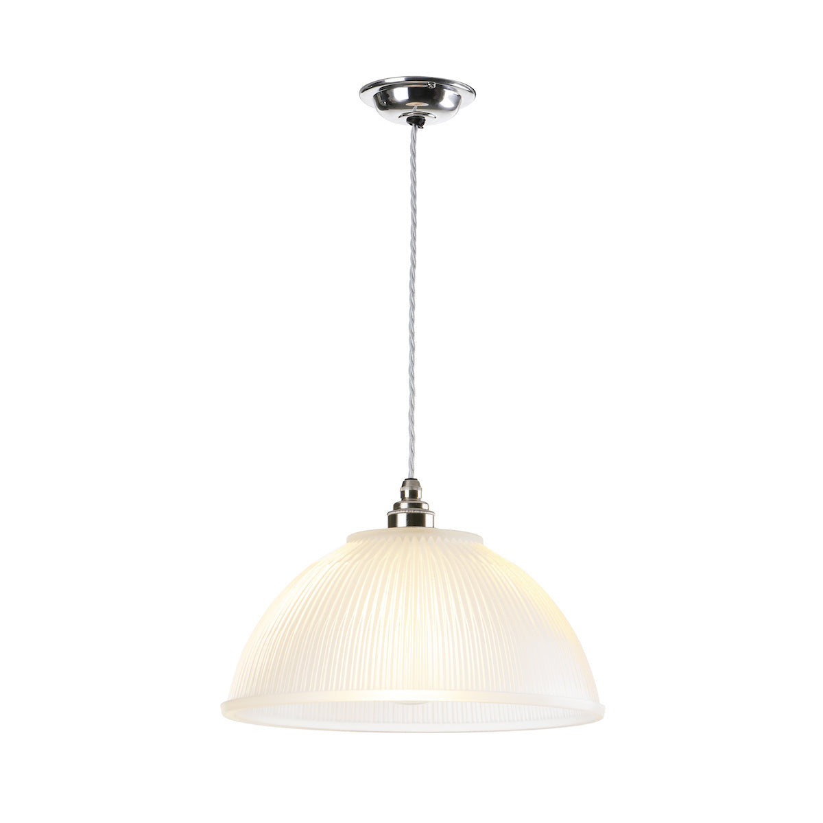 David Hunt Yeats Small Pendant Chrome – from Amos Lighting + Home