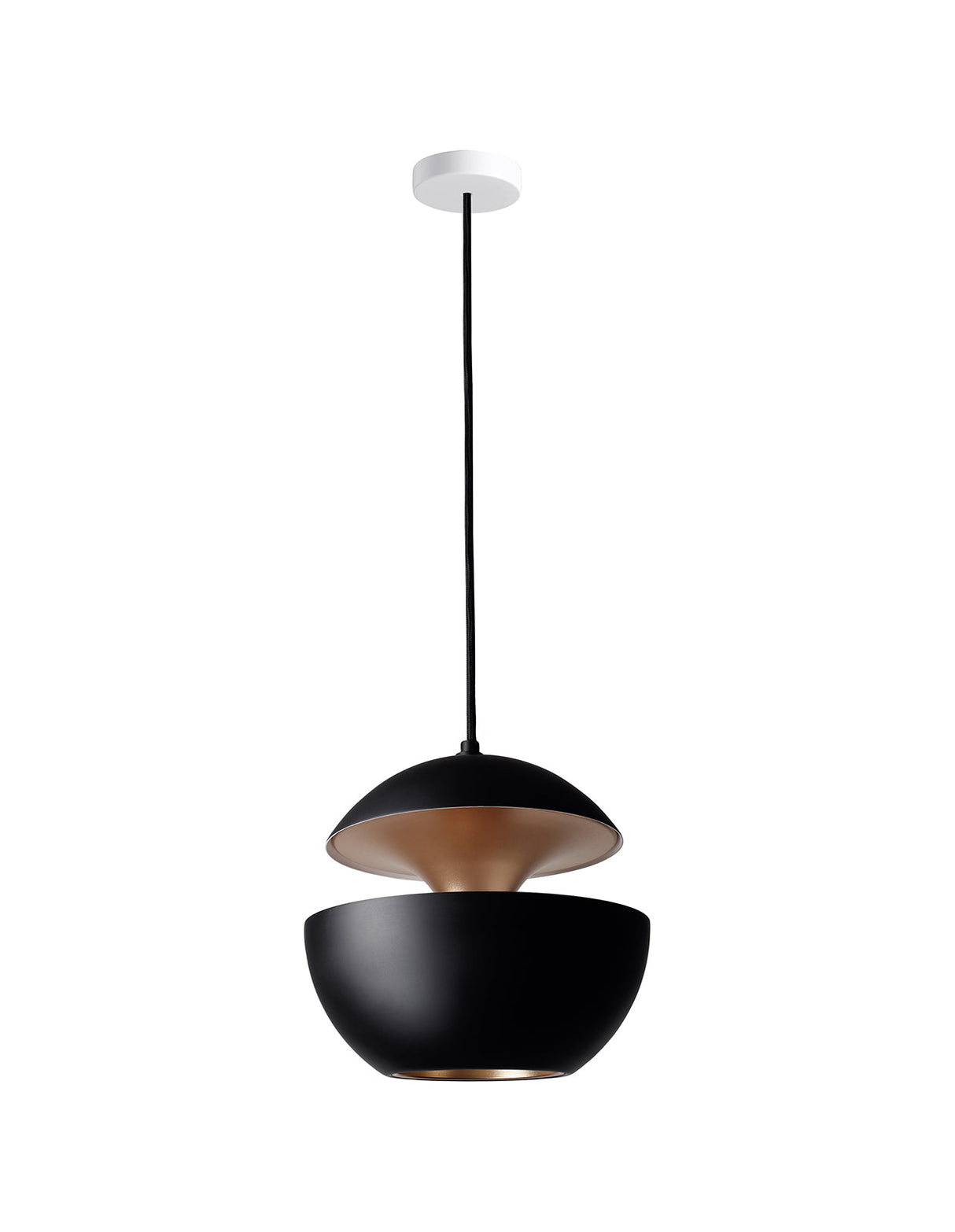 DCW Editions HERE COMES THE SUN 250 Pendant Black & Copper – from Amos Lighting + Home