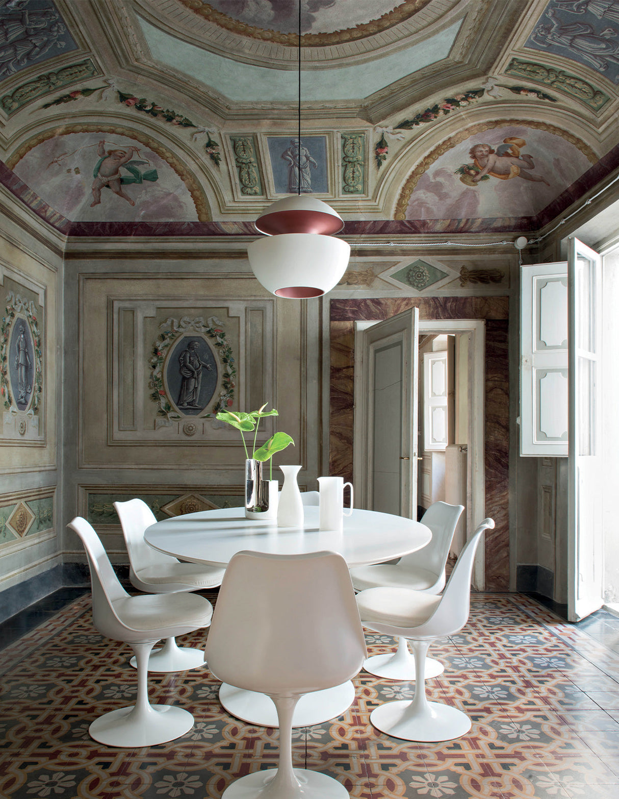 DCW Editions HERE COMES THE SUN 350 Pendant Black & Copper – from Amos Lighting + Home