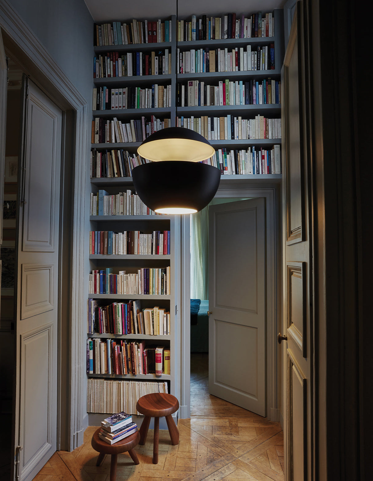 DCW Editions HERE COMES THE SUN 450 Pendant Black & Copper – from Amos Lighting + Home