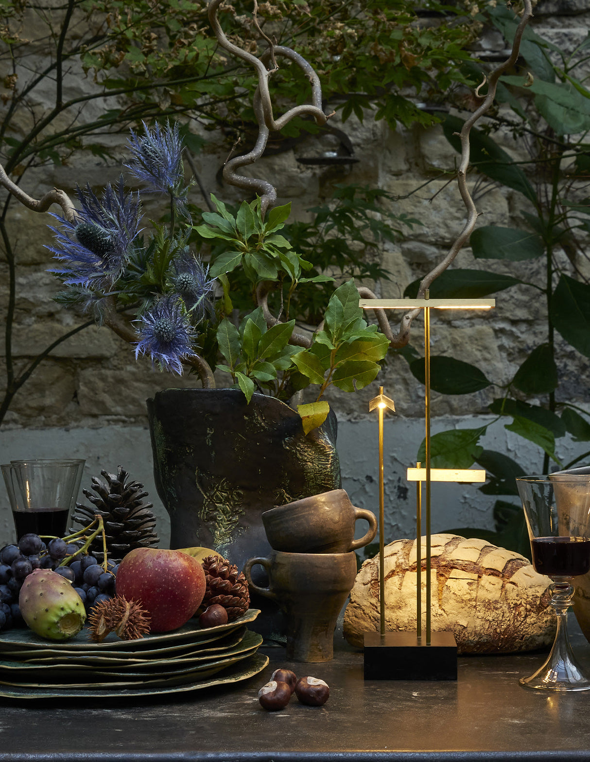 DCW Editions KNOKKE Table Lamp Brushed Brass – from Amos Lighting + Home