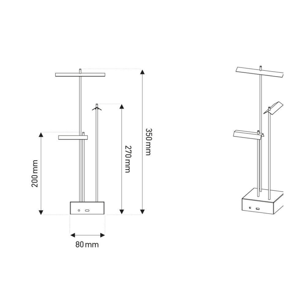 DCW Editions KNOKKE Table Lamp Brushed Brass – from Amos Lighting + Home