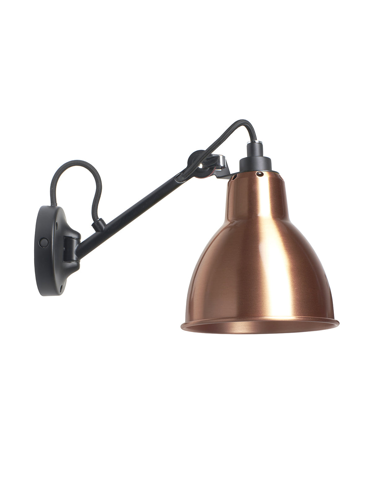 DCW Editions LAMPE GRAS N°104 Copper Wall Light Round Shade – from Amos Lighting + Home