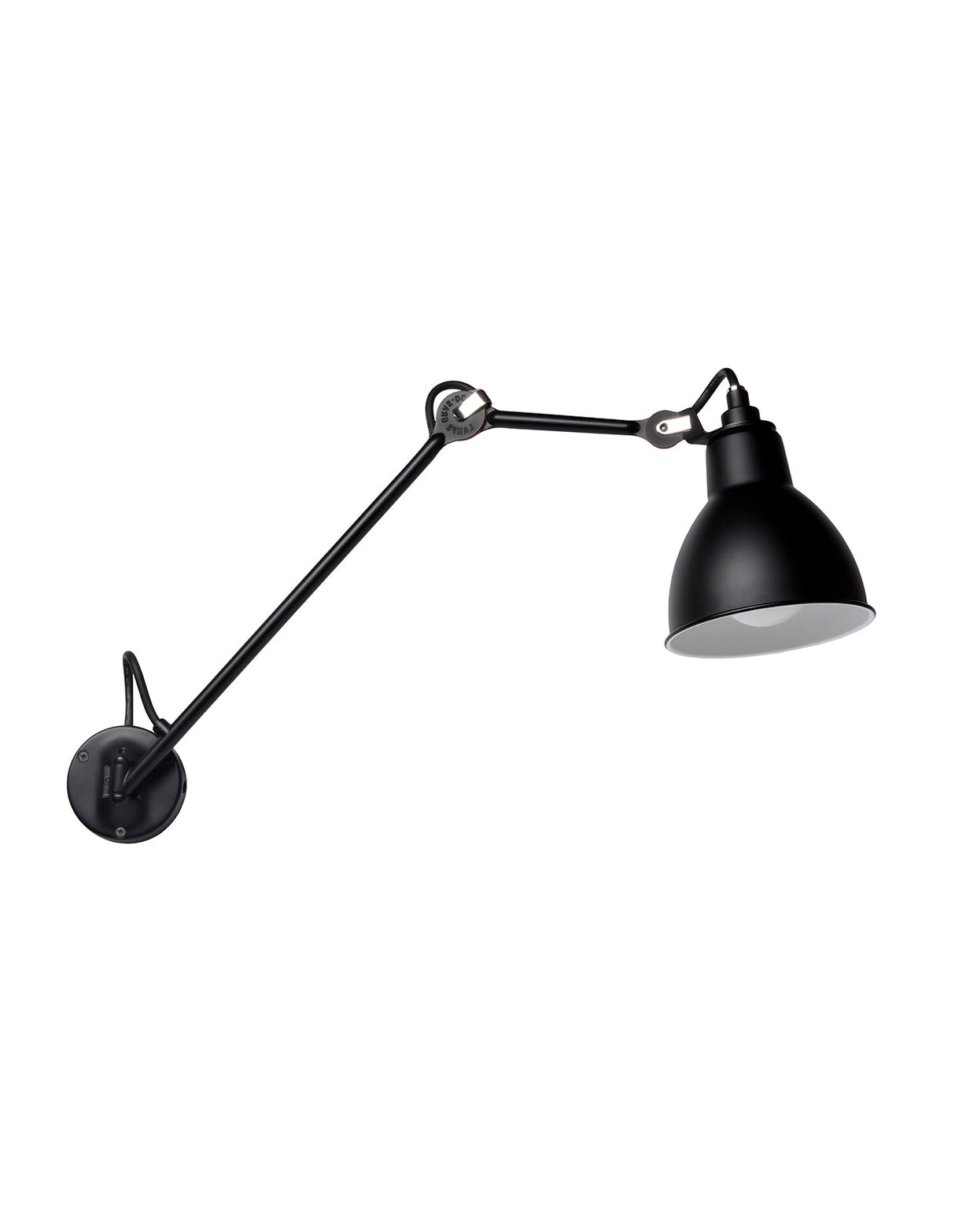 DCW Editions LAMPE GRAS N°122 BATHROOM IP44 Black Wall Light Round Shade – from Amos Lighting + Home