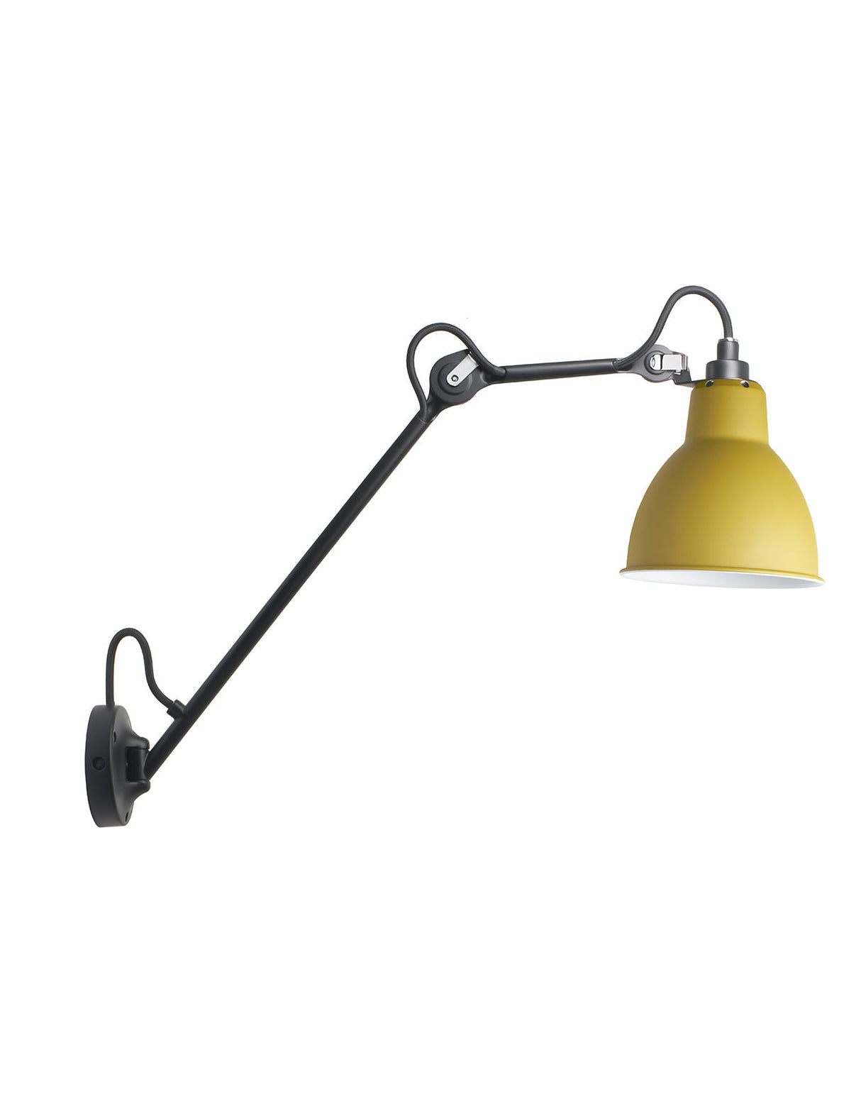 DCW Editions LAMPE GRAS N°122 Yellow Wall Light Round Shade – from Amos Lighting + Home