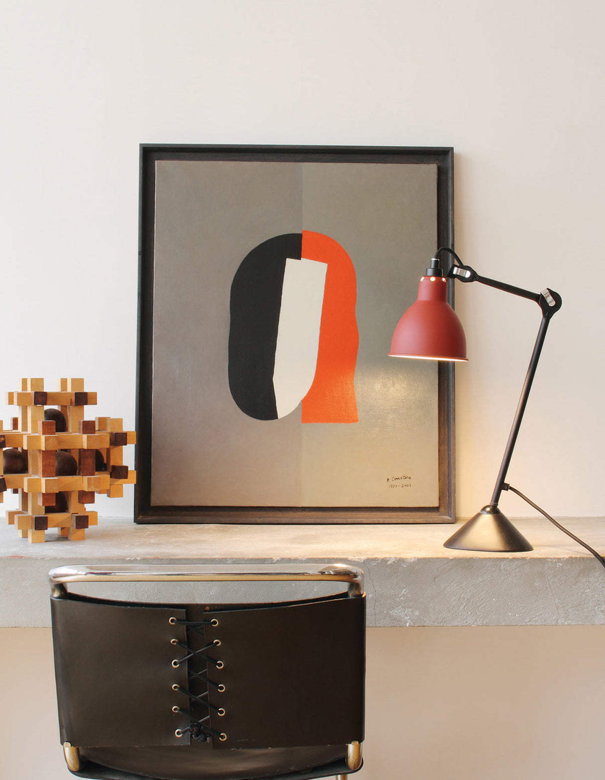 DCW Editions LAMPE GRAS N°205 Black Table Lamp Conic Shade – from Amos Lighting + Home