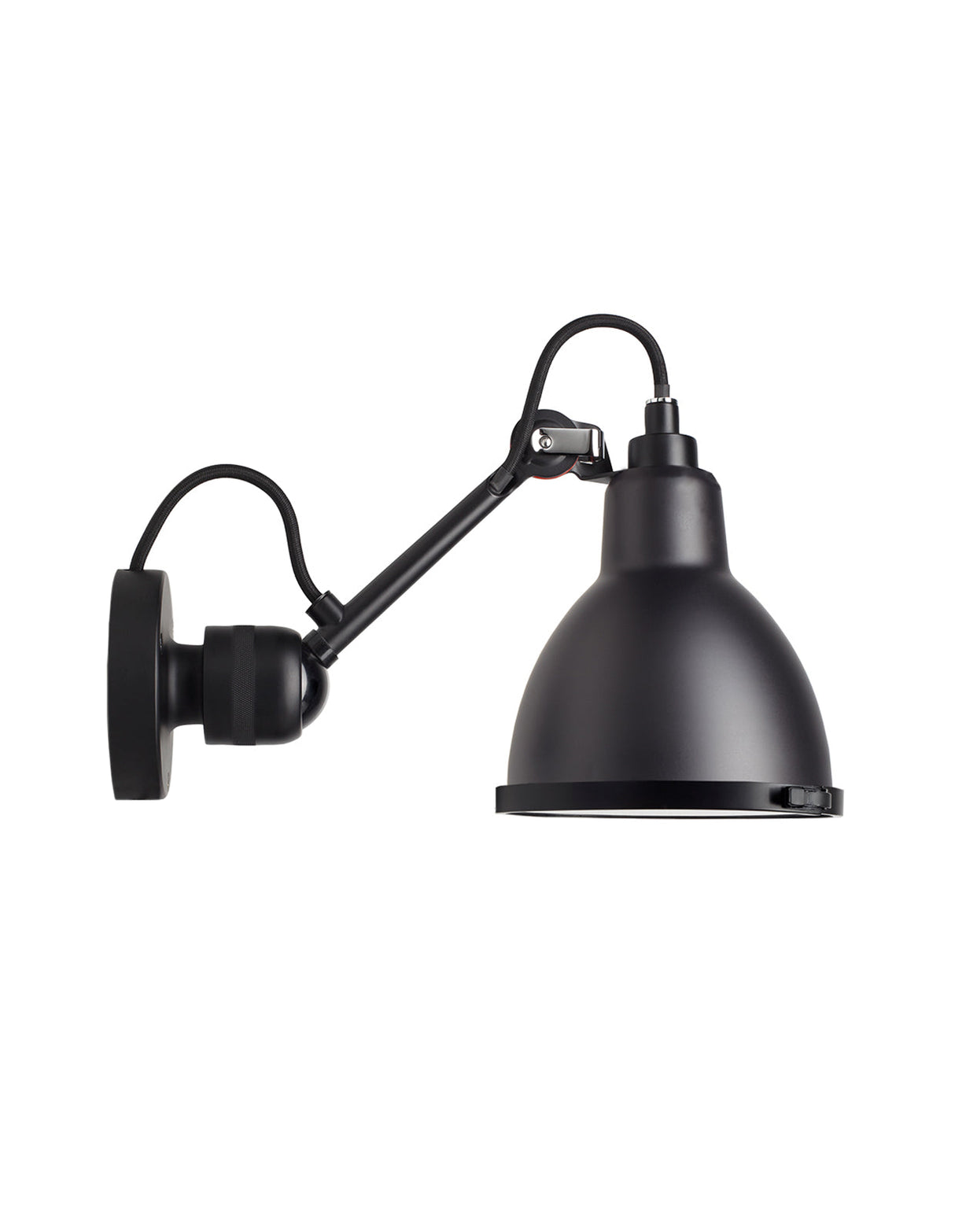 DCW Editions LAMPE GRAS N°304 BATHROOM IP44 Black Wall Light Round Shade – from Amos Lighting + Home
