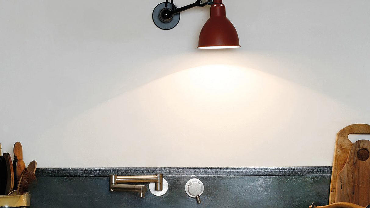 DCW Editions LAMPE GRAS N°304 Black Wall Light Conic Shade (Switched) – from Amos Lighting + Home