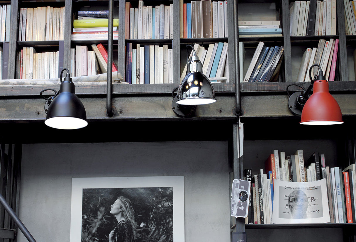 DCW Editions LAMPE GRAS N°304 Black Wall Light Conic Shade (Switched) – from Amos Lighting + Home
