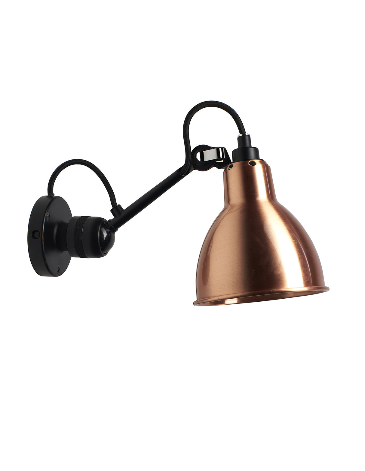 DCW Editions LAMPE GRAS N°304 Copper Wall Light Round Shade – from Amos Lighting + Home