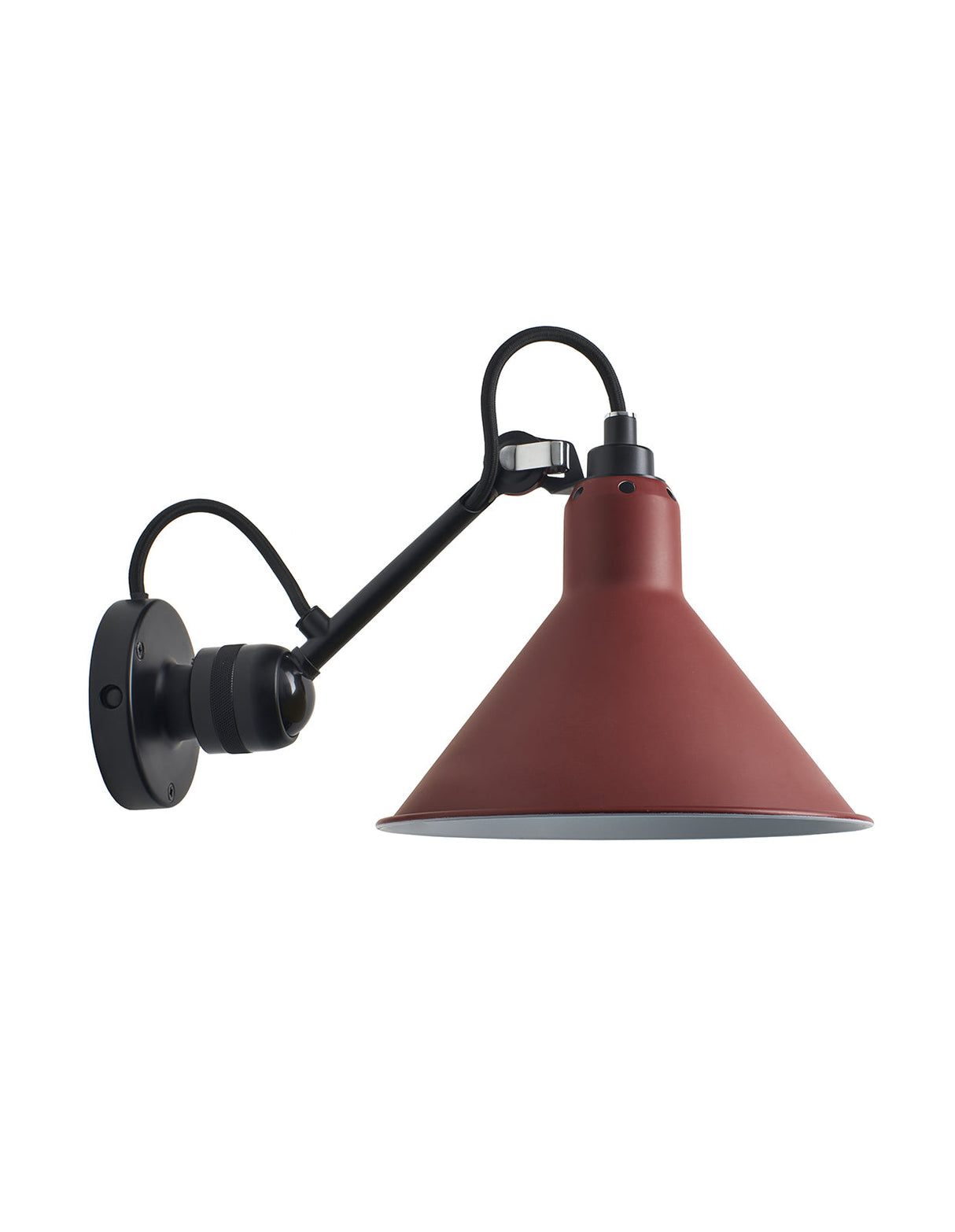 DCW Editions LAMPE GRAS N°304 Red Wall Light Conic Shade – from Amos Lighting + Home