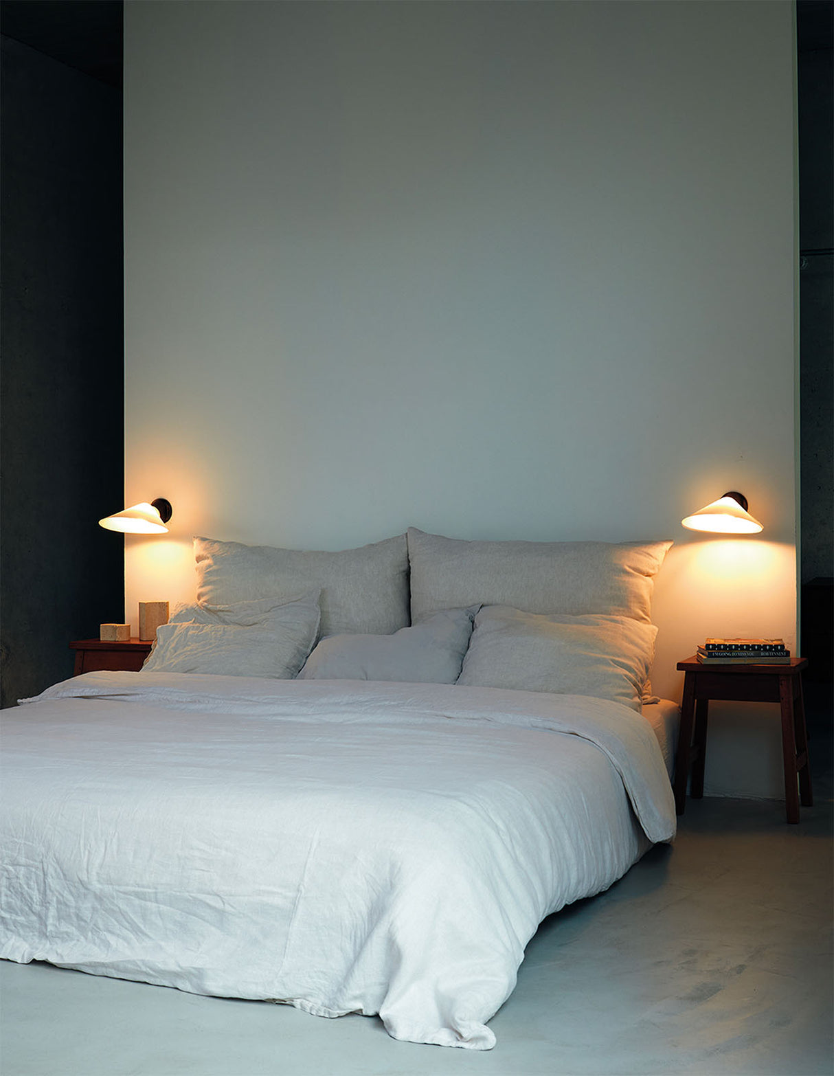 DCW Editions PLUME Porceline Wall Light with Cable & Switch – from Amos Lighting + Home