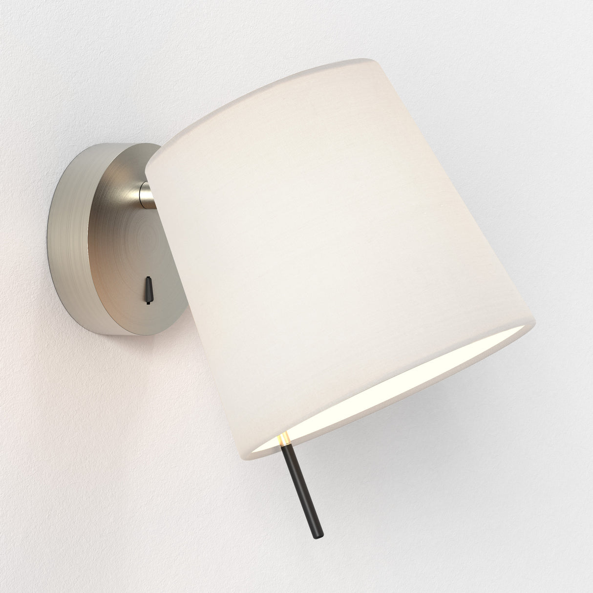 Astro Mitsu Wall Base Matt Nickel Interior Wall Light