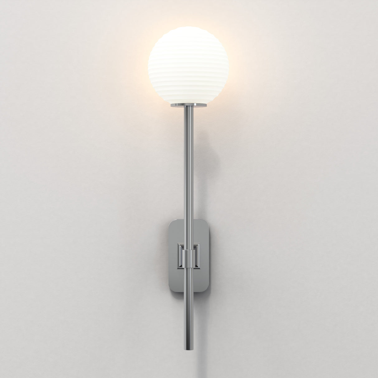 Astro Tacoma Single Grande Polished Chrome Bathroom Wall Light