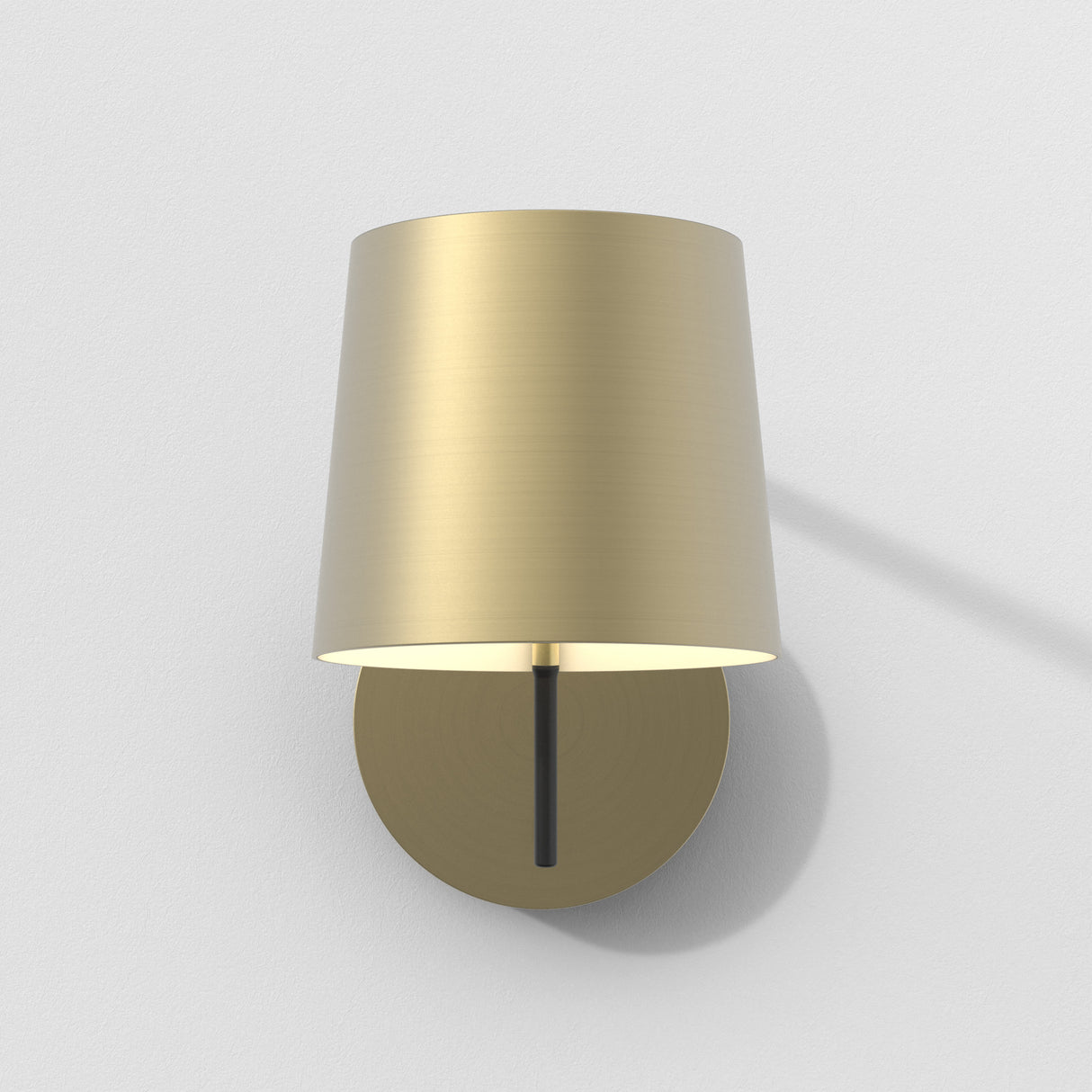 Astro Miura Swing Arm Base Matt Gold Interior Wall Light
