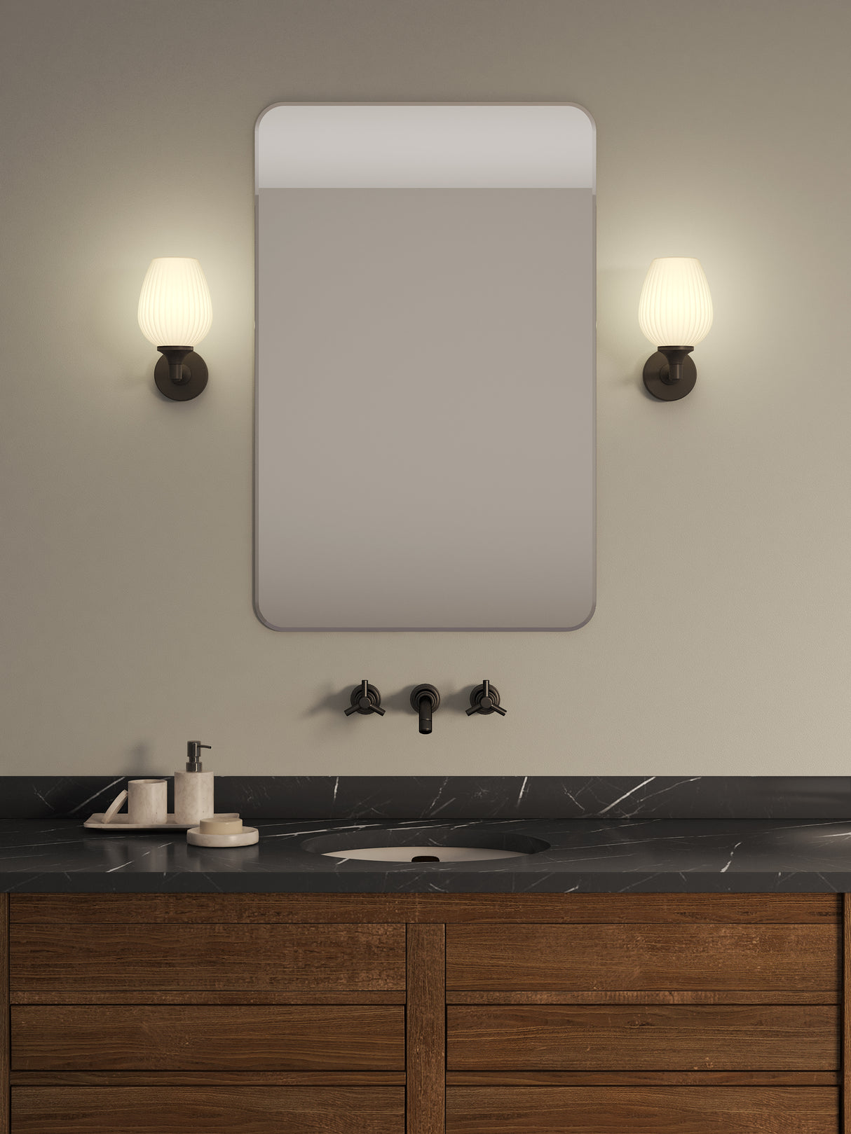 Astro Liberty Wall Matt Black Bathroom Wall Light